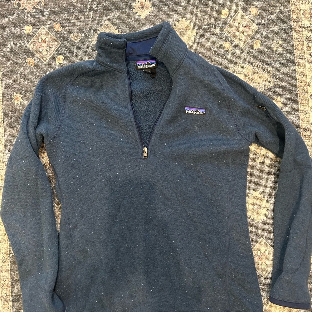 Slate blue Patagonia half zip